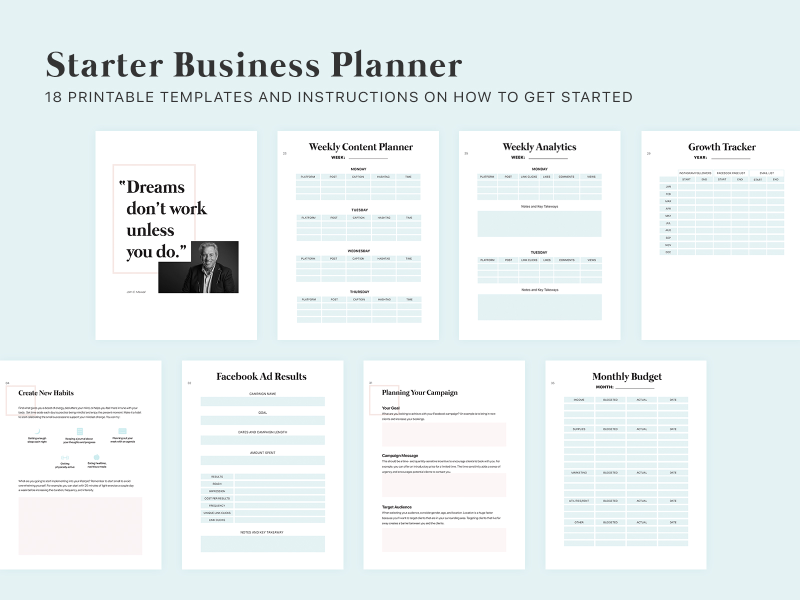 Starter Business Planner